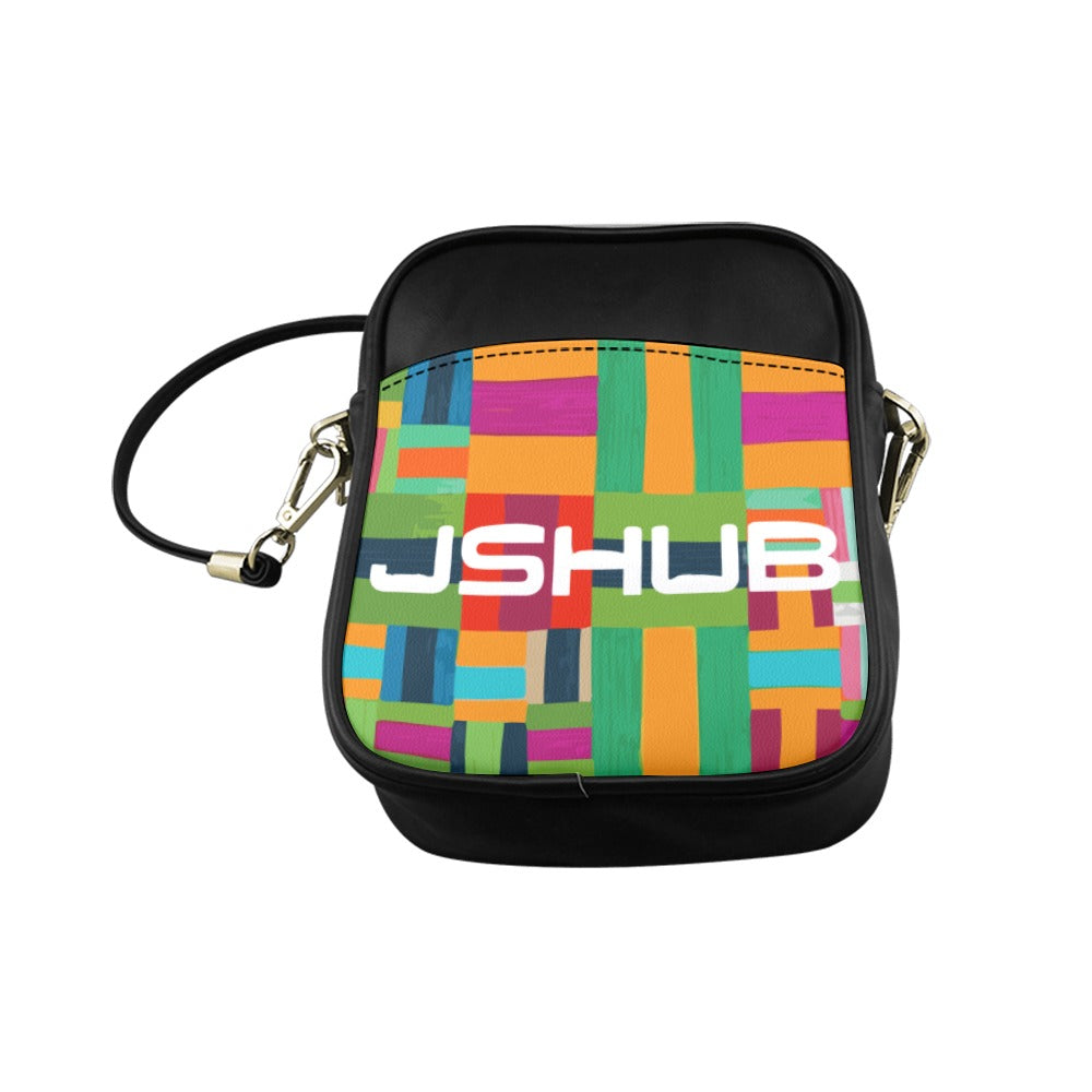 Borsa Tracolla Uomo JSHUB Mosaic Blocks in Pelle PU – Urban Crossbody Bag