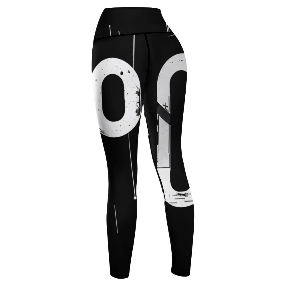 Pantaloni yoga donna “Concrete Flow Leggings” – Concrete Echoes