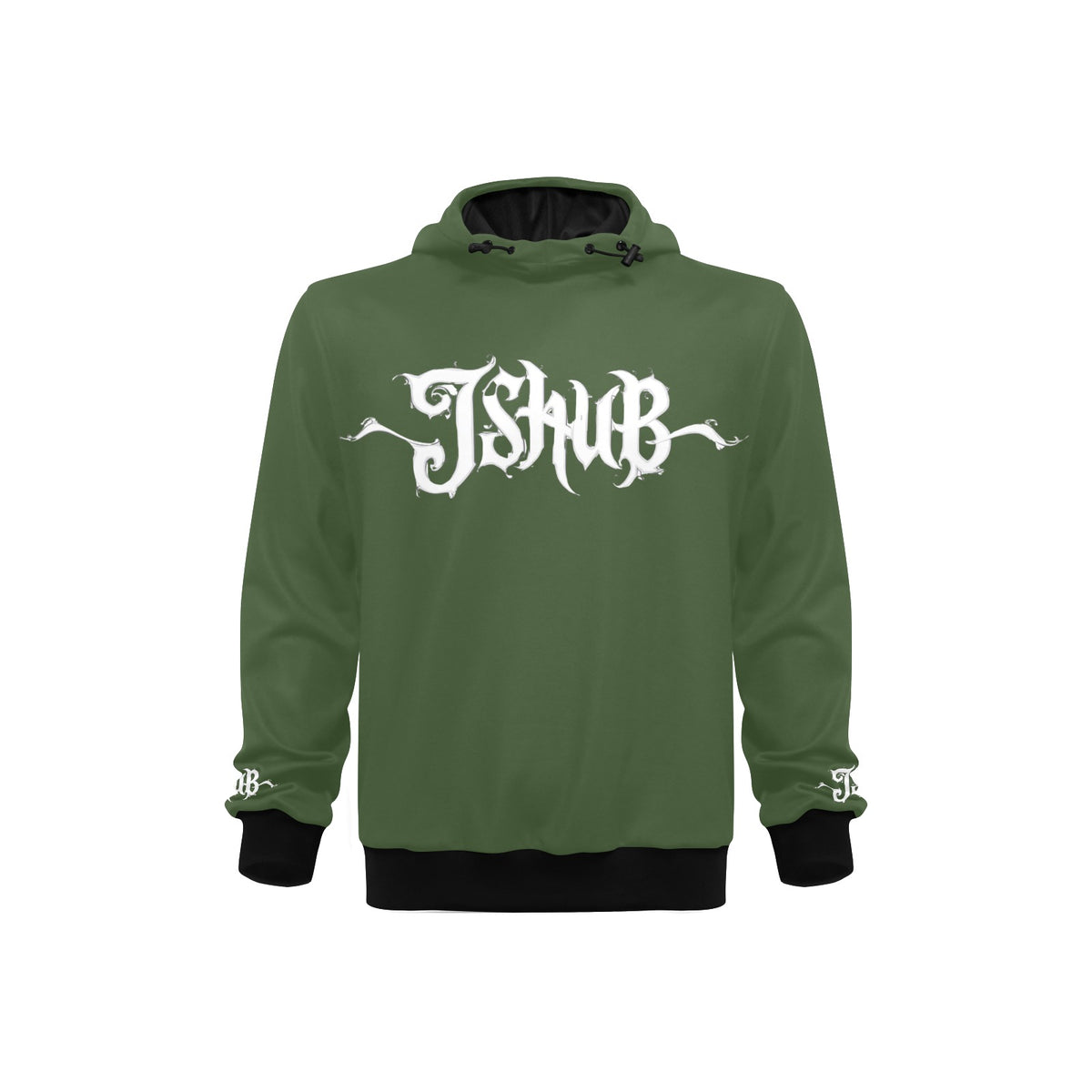 Felpa Uomo JSHUB Signature Monocolore Logo Calligrafato