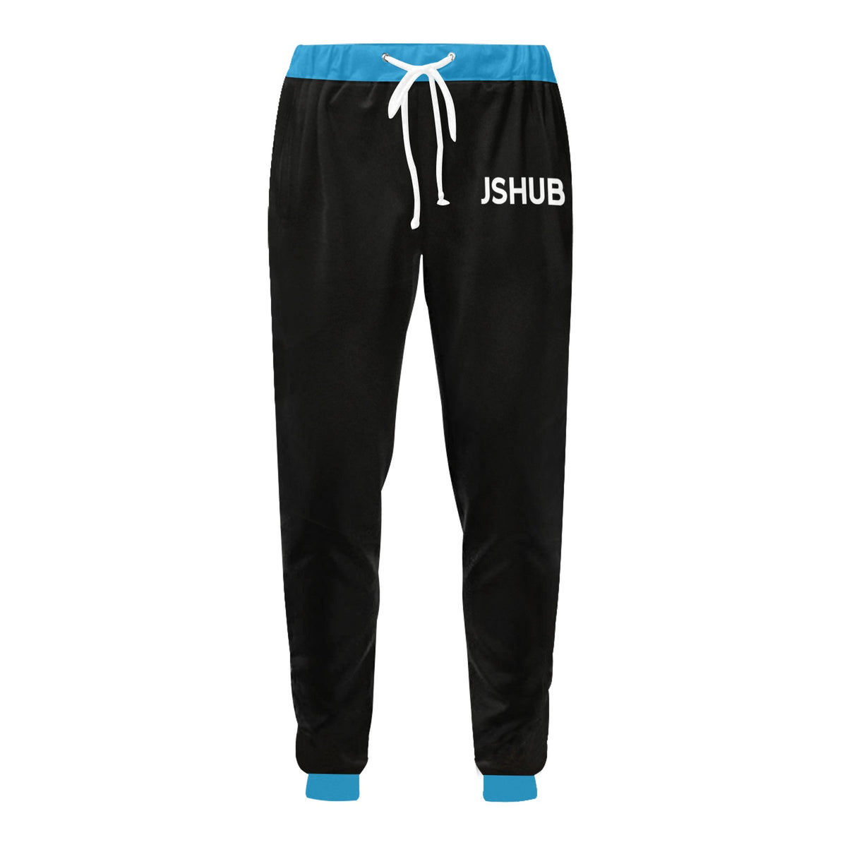 JS HUB Motion Core Pants Uomo Streetwear Nero Calf Graphic
