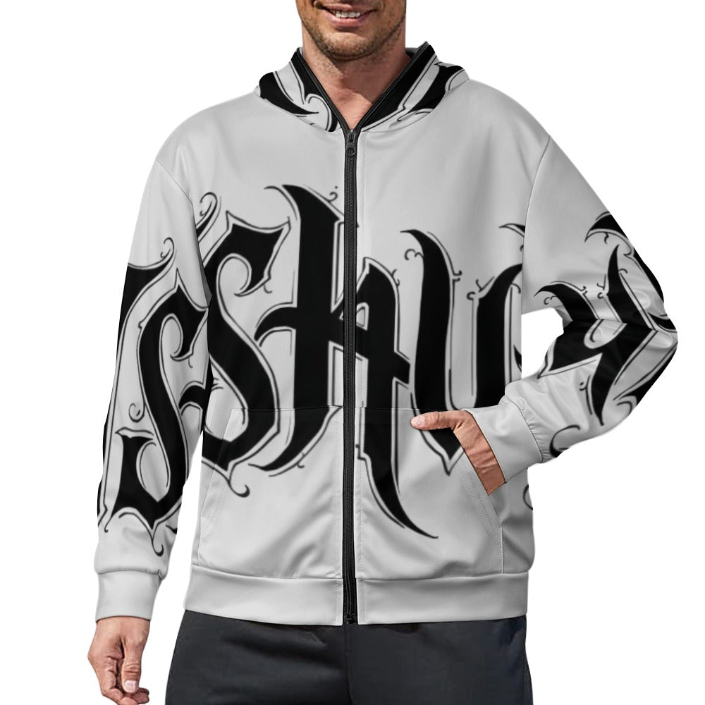 Felpa con Cappuccio e Zip JSHUB Signature Gothic Streetwear • Urban Style • Comfort • Signature Collection