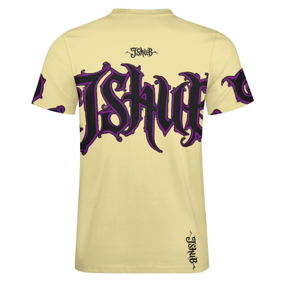T-Shirt Uomo JSHUB Signature Gothic – Logo Oversize Streetwear Premium