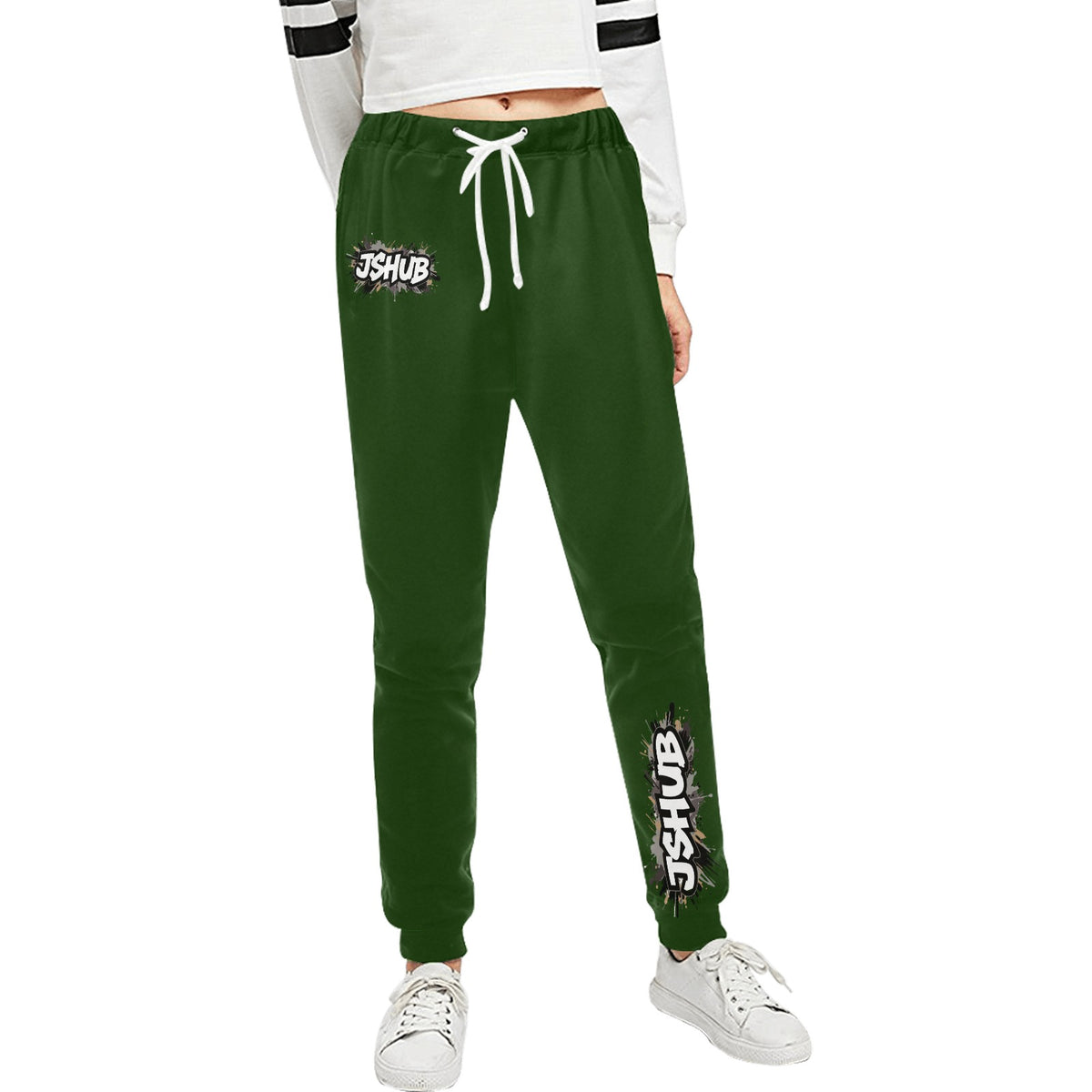 Pantaloni della Tuta Casual Unisex JSHub – Comfort e Stile con Stampa All-Over