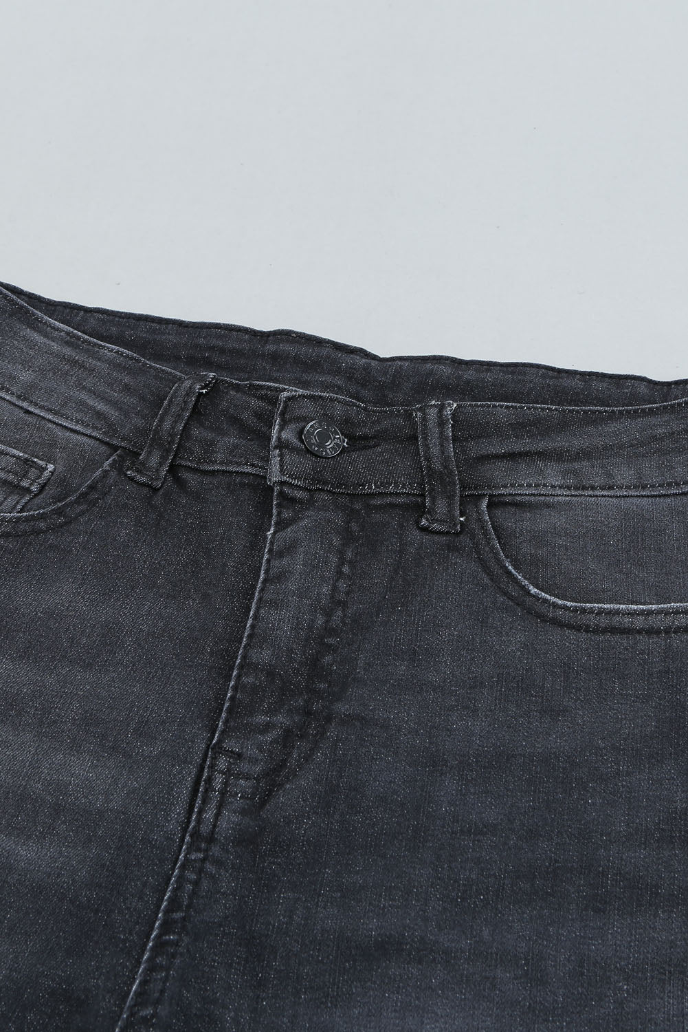 Jeans Boyfriend Distressed Nero
