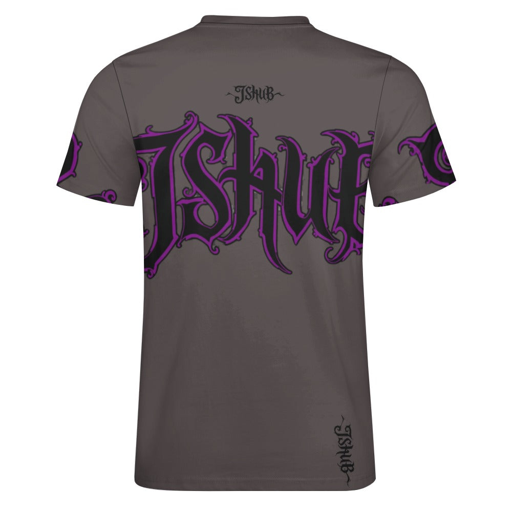 T-Shirt Uomo JSHUB Signature Gothic – Logo Oversize Streetwear Premium
