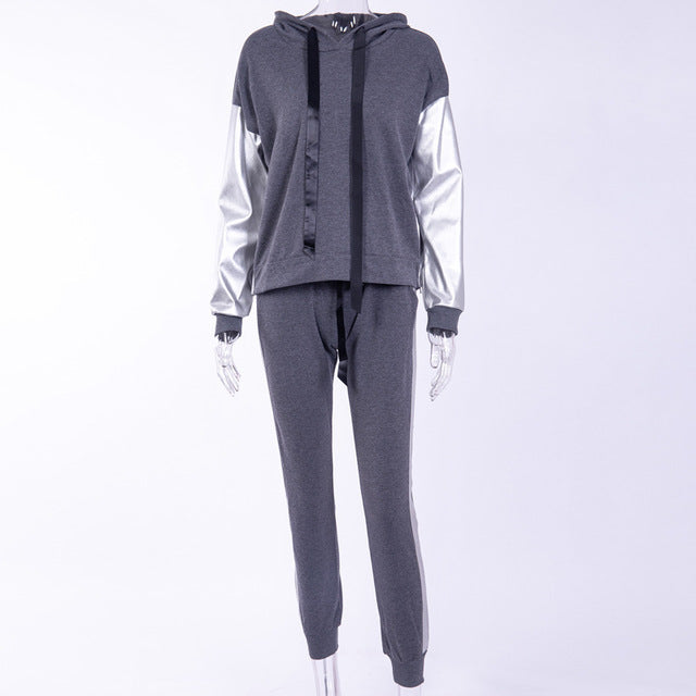 Tuta Street Edge PU Zip – Hooded Set Felpa + Jogger