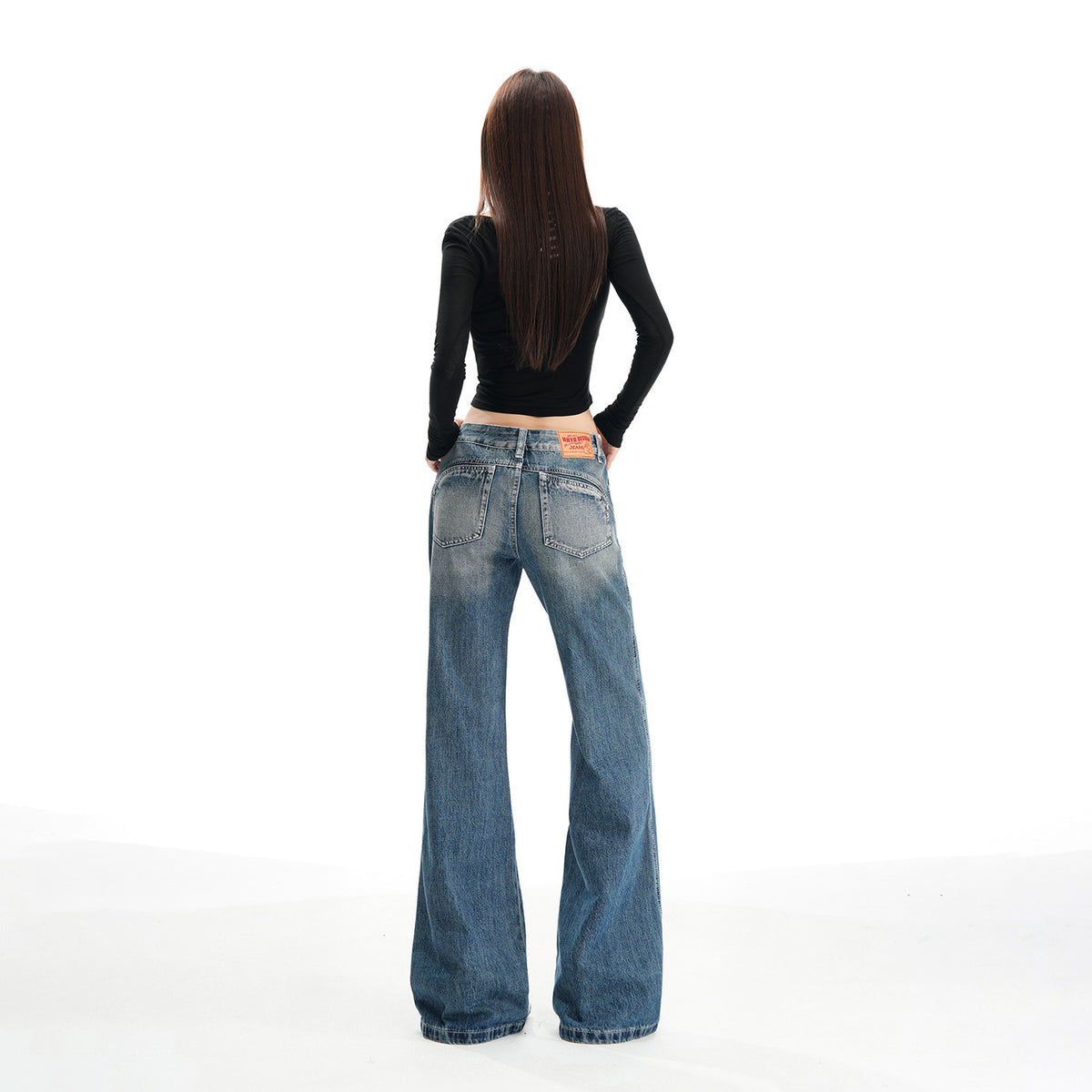 Jeans donna RetroWave Flared Tromba