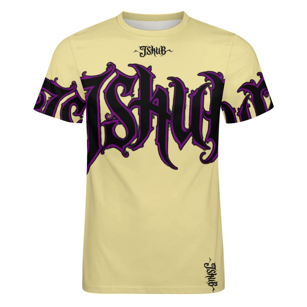 T-Shirt Uomo JSHUB Signature Gothic – Logo Oversize Streetwear Premium