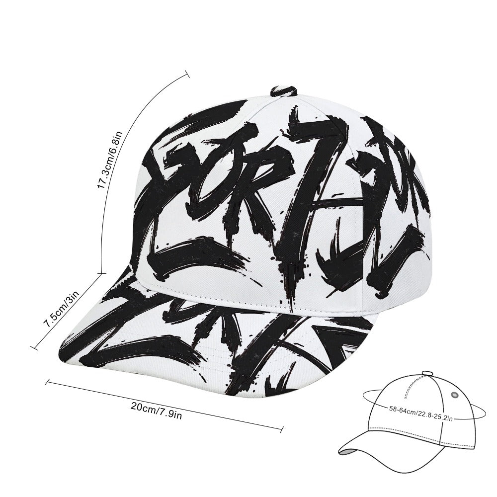 Cappello donna MOMO Bloom bianco Streetwear