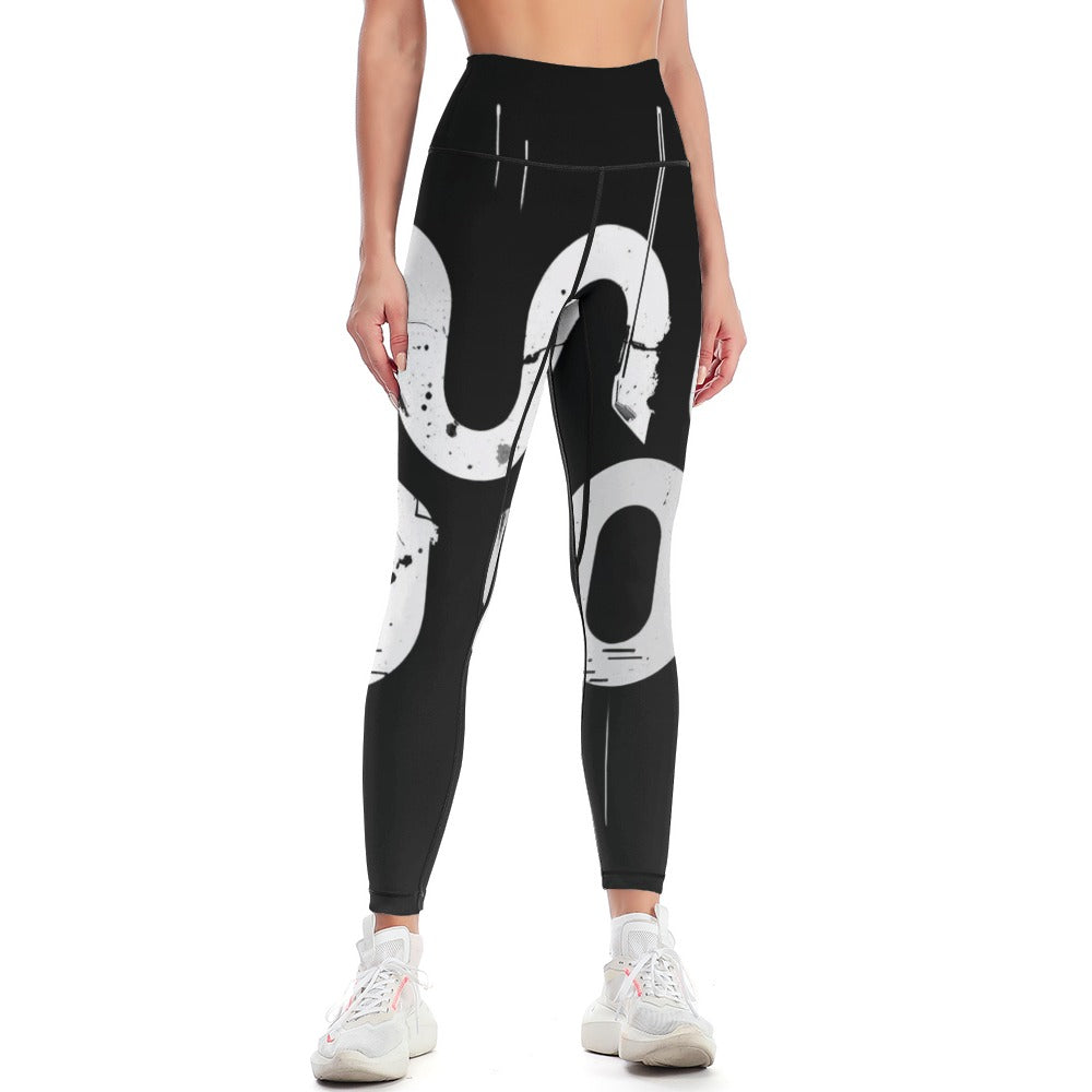 Pantaloni yoga donna “Concrete Flow Leggings” – Concrete Echoes