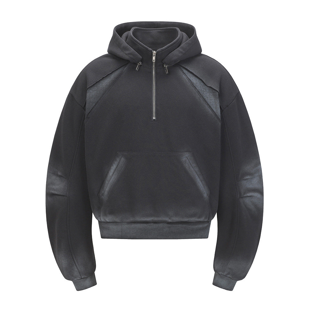 JSHUB Urban Punk Zip Hoodie Loose Fit
