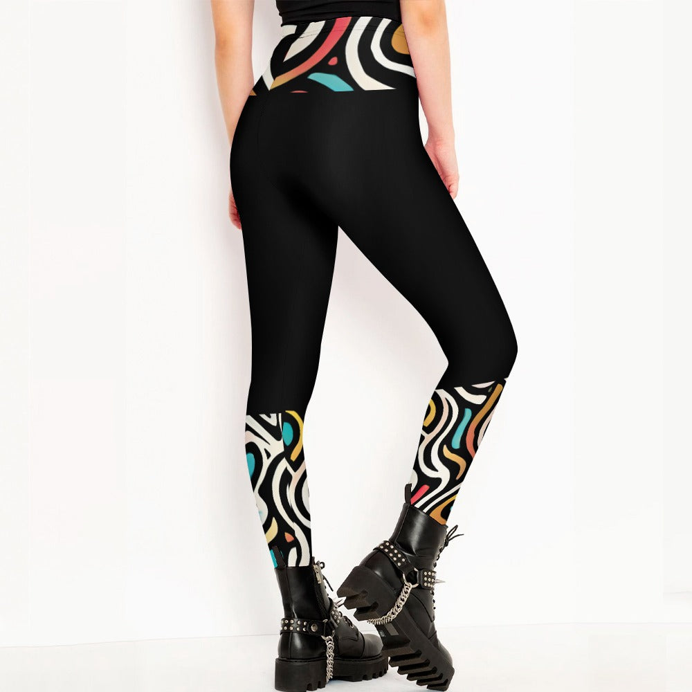 Leggings Donna Vita Alta JSHUB – Aurora Pastel