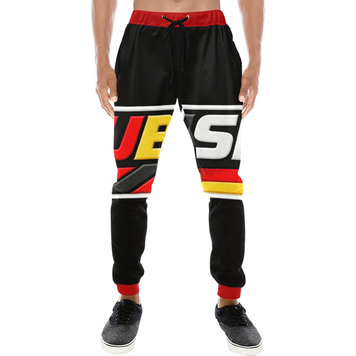 Pantaloni Germany Uomo Rosso Scuro JSHUB Winter Nation 2026 Streetwear