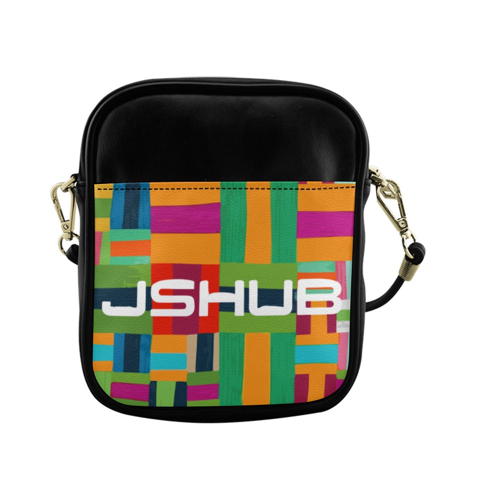 Borsa Tracolla Uomo JSHUB Mosaic Blocks in Pelle PU – Urban Crossbody Bag