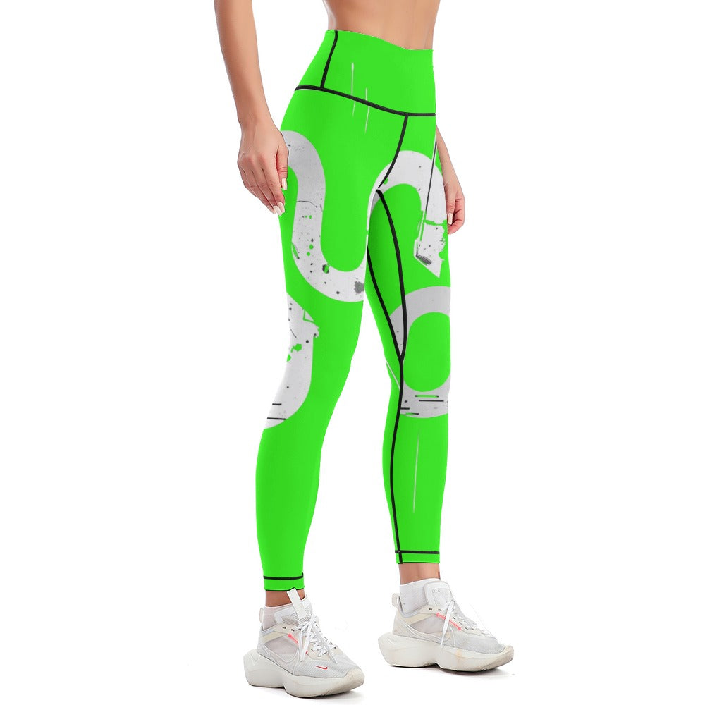 Pantaloni yoga donna “Concrete Flow Leggings” – Concrete Echoes