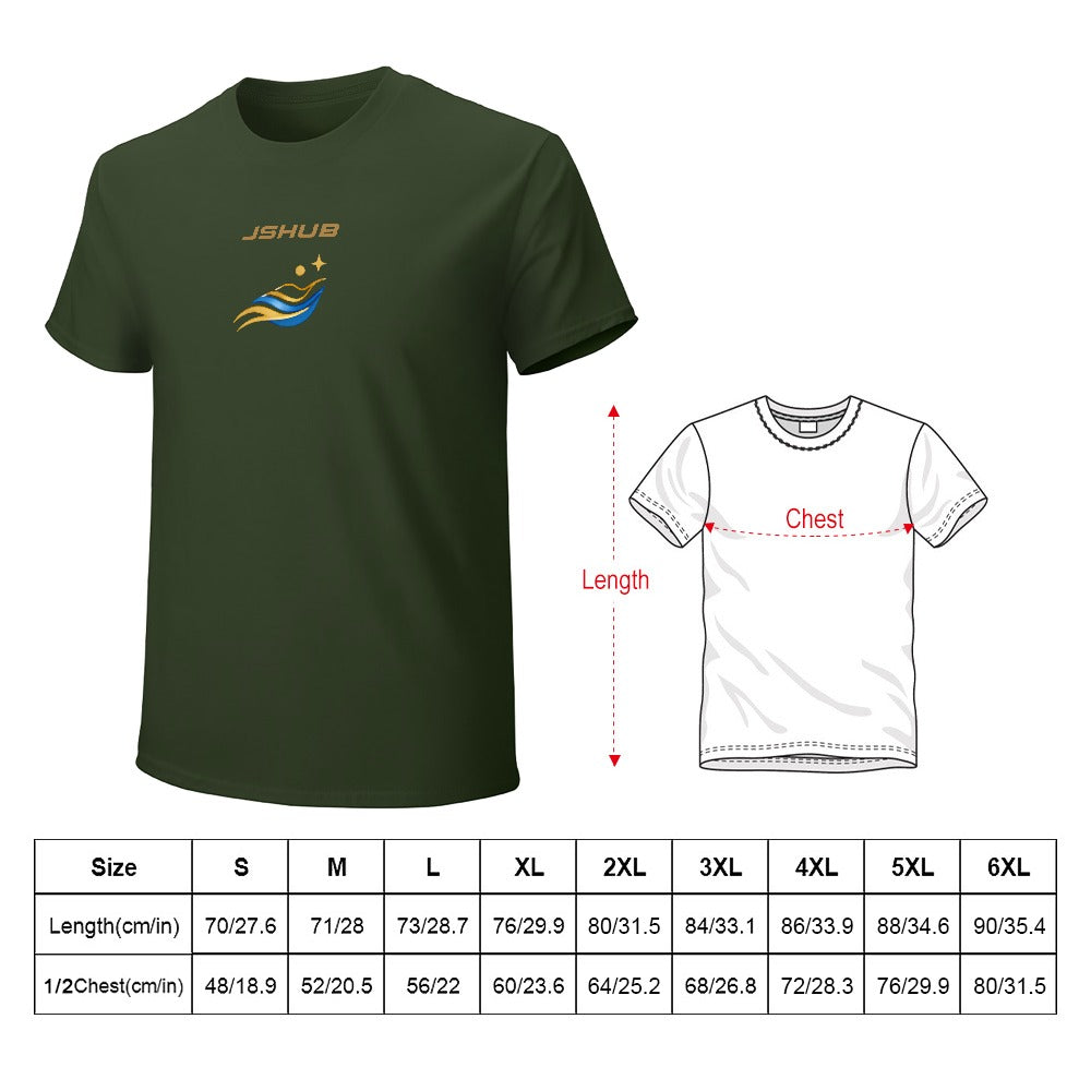 T-Shirt Uomo JSHUB Solar Motion Olive Green – Collezione Sunwave