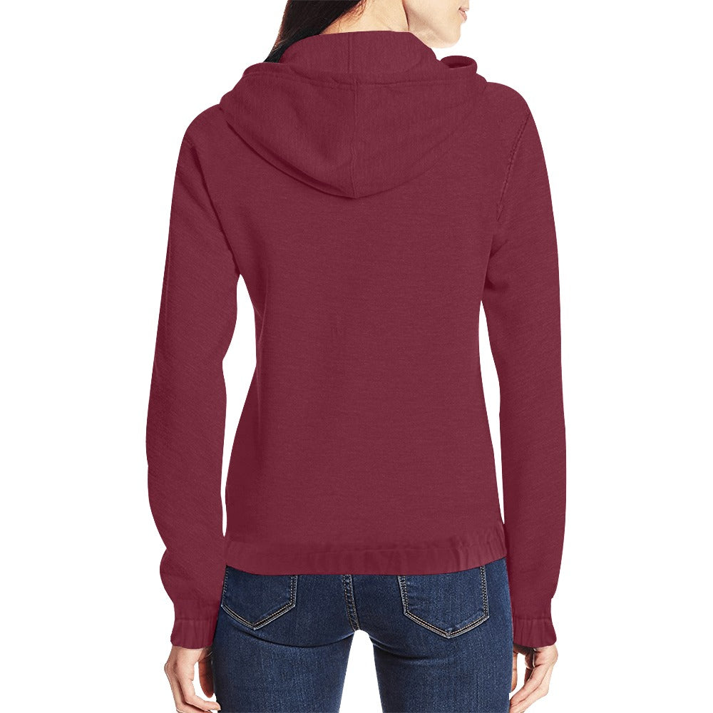 Felpa donna JSHUB anni 50 con zip stile vintage sportivo