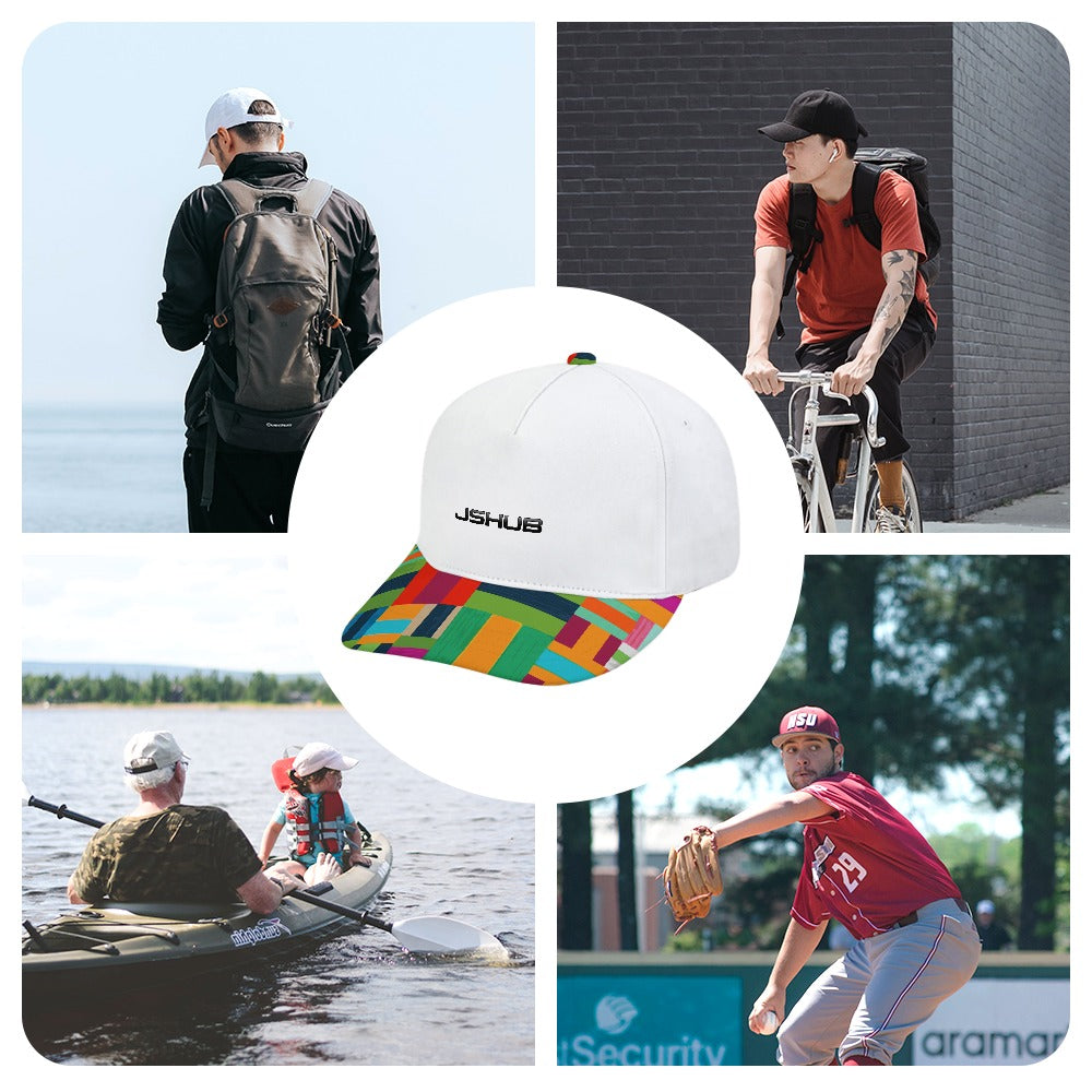 Berretto Baseball JSHUB Mosaic Blocks – Cappello Unisex Regolabile Streetwear