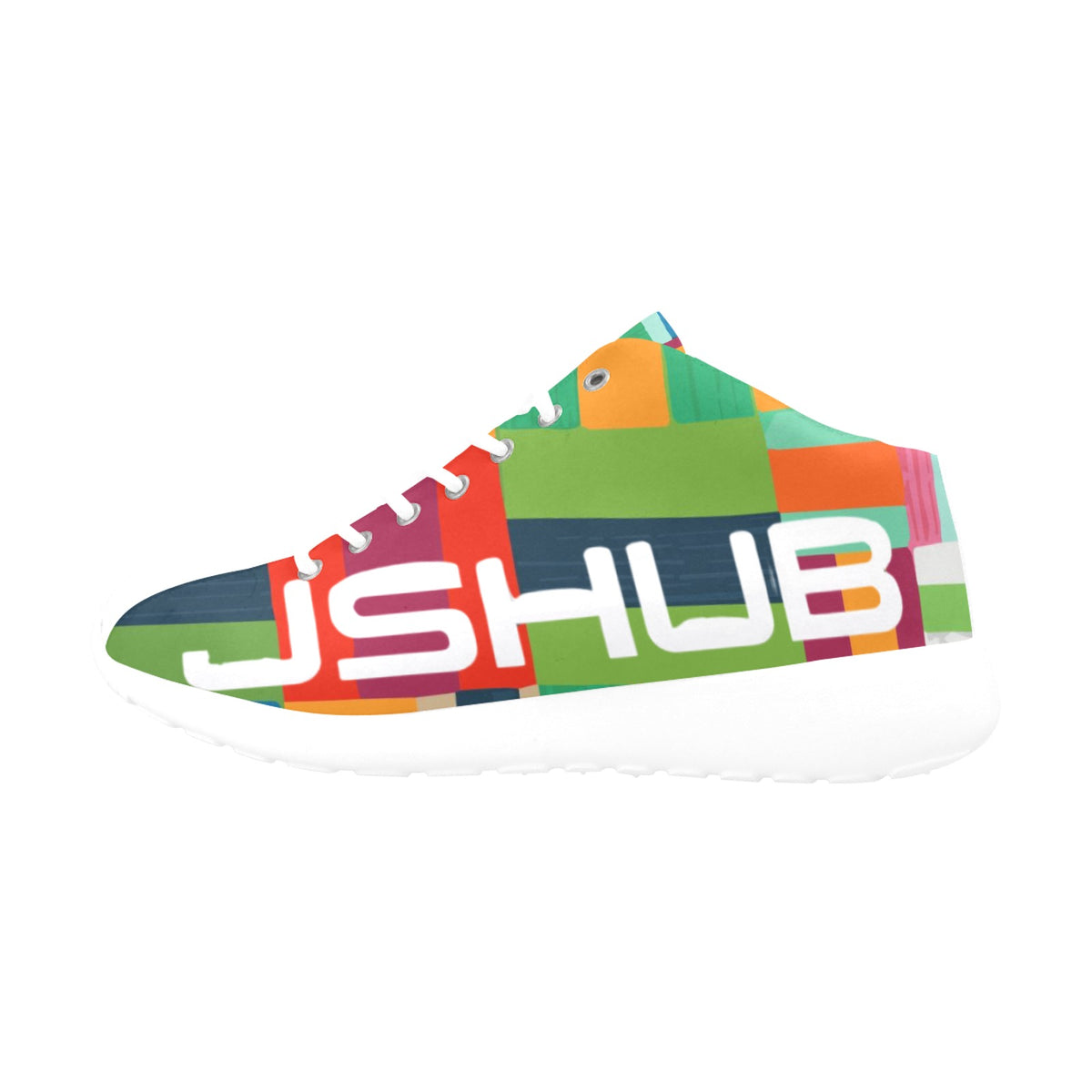 Scarpe Basket Uomo JSHUB Mosaic Blocks Mid – Sneakers Streetwear Alte