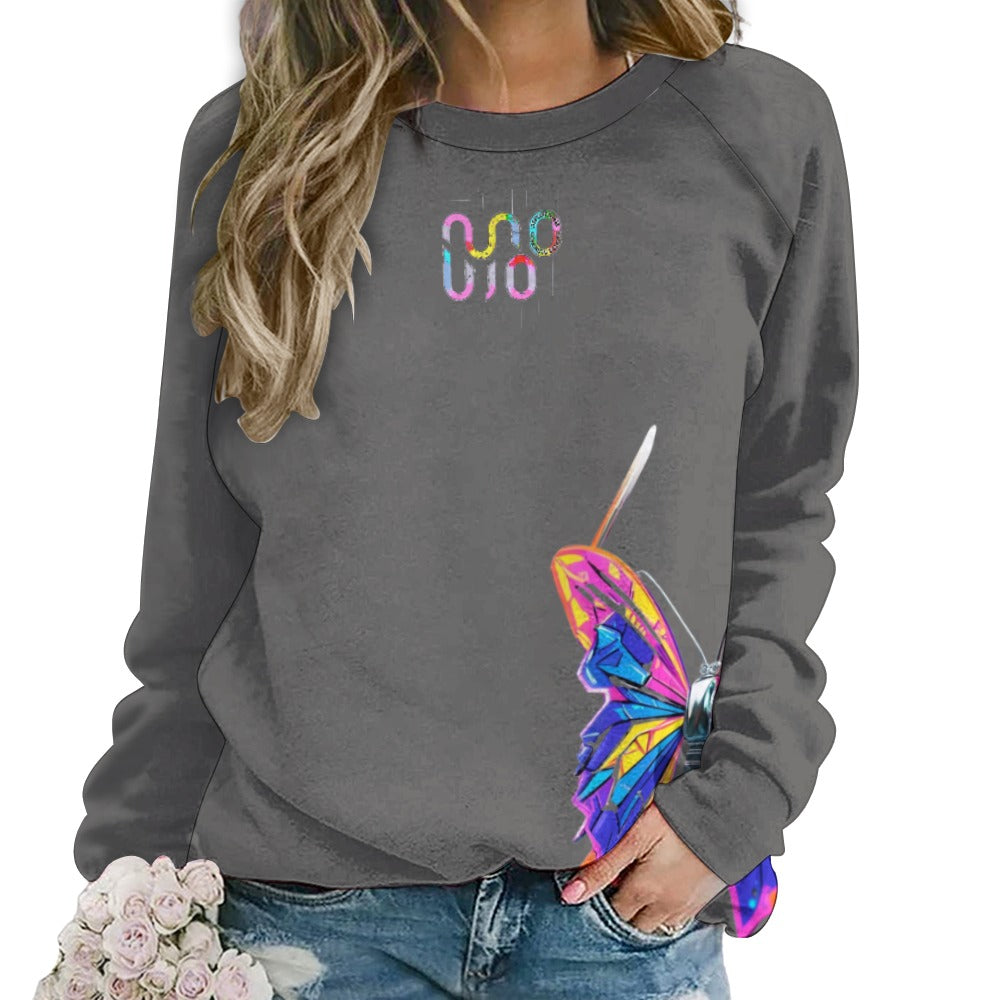 Maglione donna Wings of Noise – 7 varianti colore streetwear casual