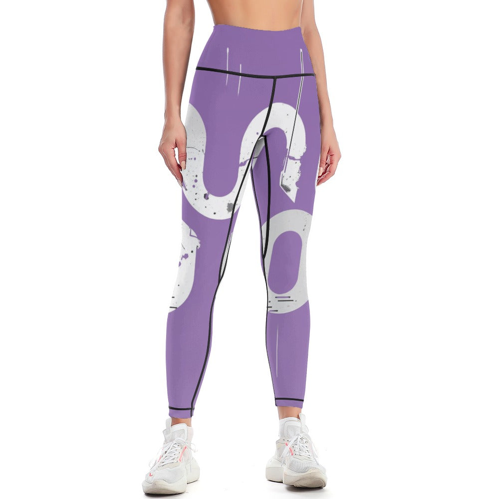 Pantaloni yoga donna “Concrete Flow Leggings” – Concrete Echoes