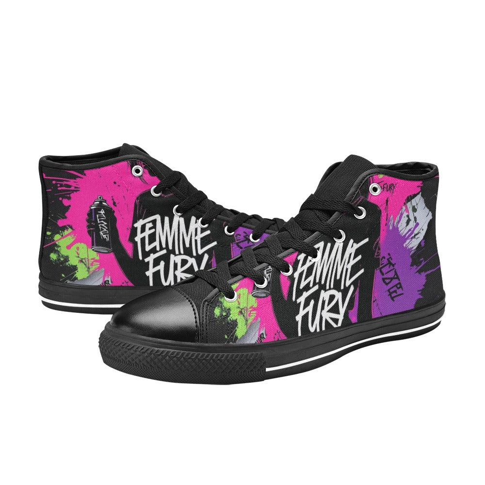 Scarpa alta uomo in tela Femme Fury – Aquila High Top