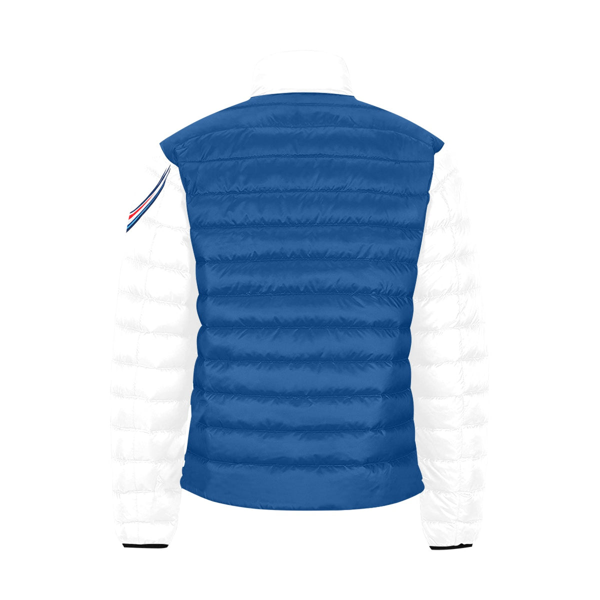 Bomber USA Uomo Blu Maniche Bianche JSHUB Nation Winter 2026 Streetwear