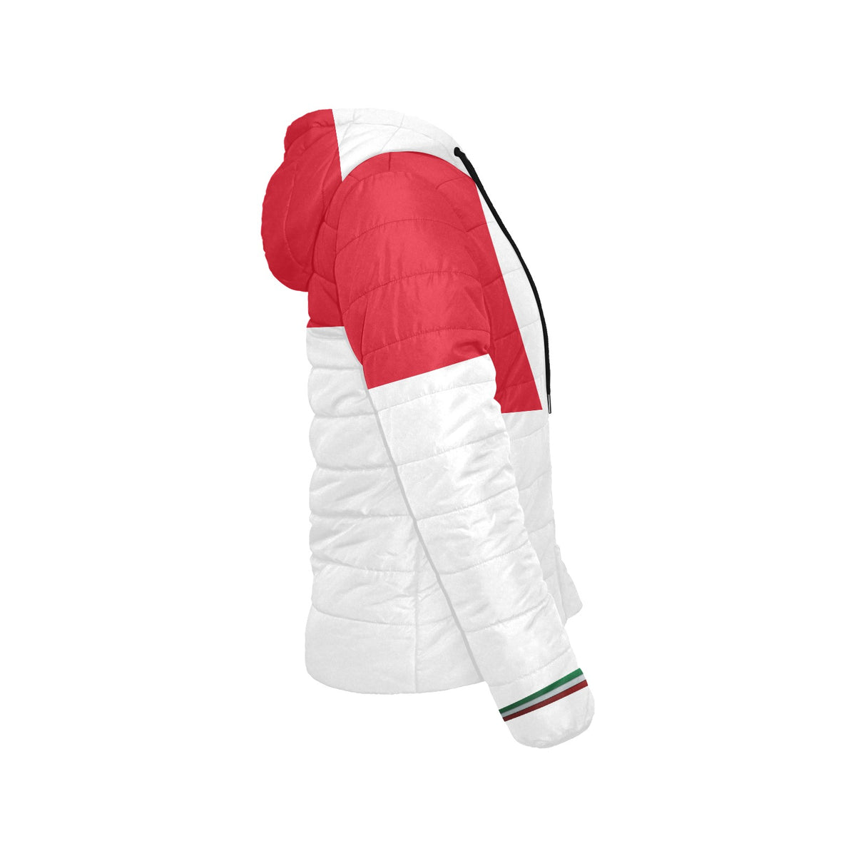 JSHUB Winter Nation Italy Edition – Giubbotto Piumino Donna Bianco e Rosso