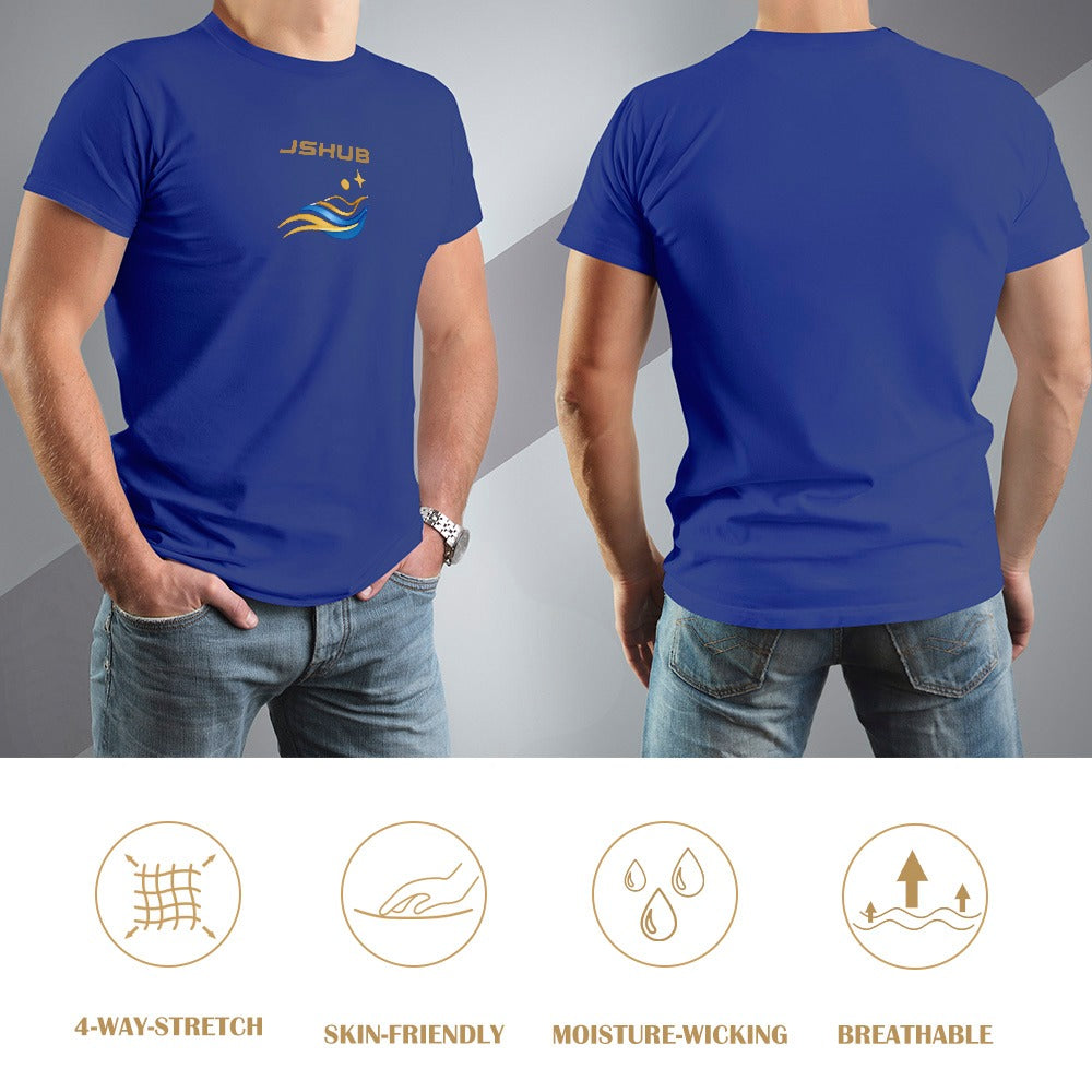 T-Shirt Uomo JSHUB Solar Motion Ocean Blue – Collezione Sunwave