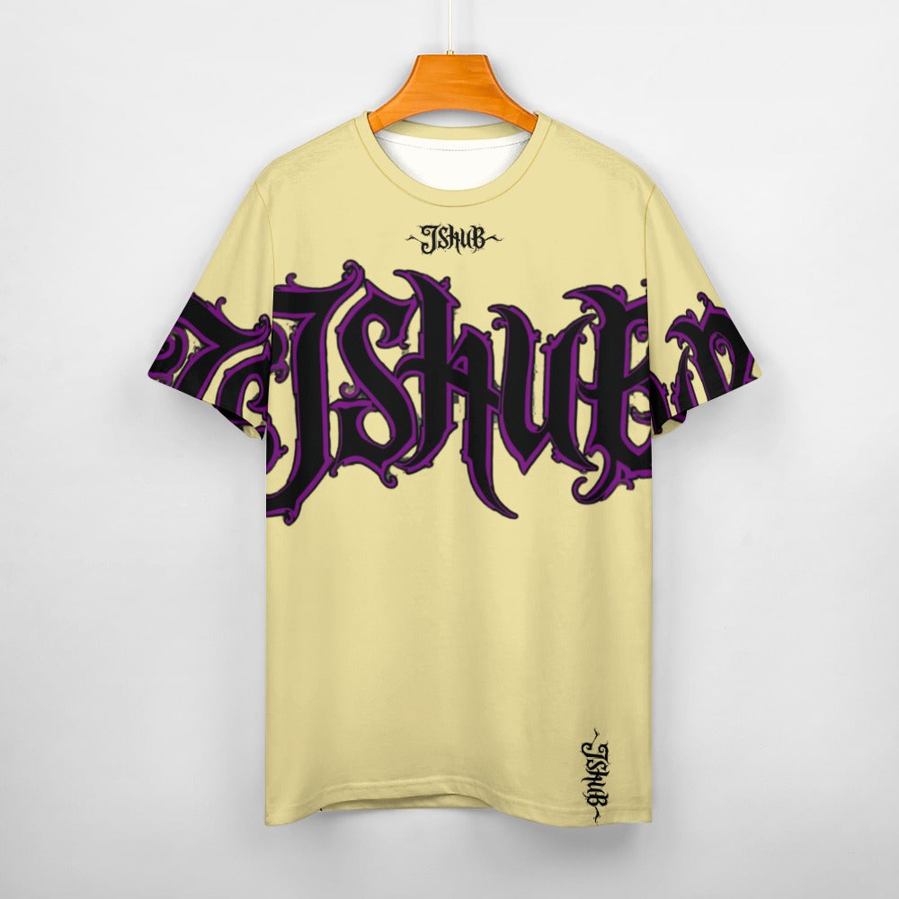 T-Shirt Uomo JSHUB Signature Gothic – Logo Oversize Streetwear Premium
