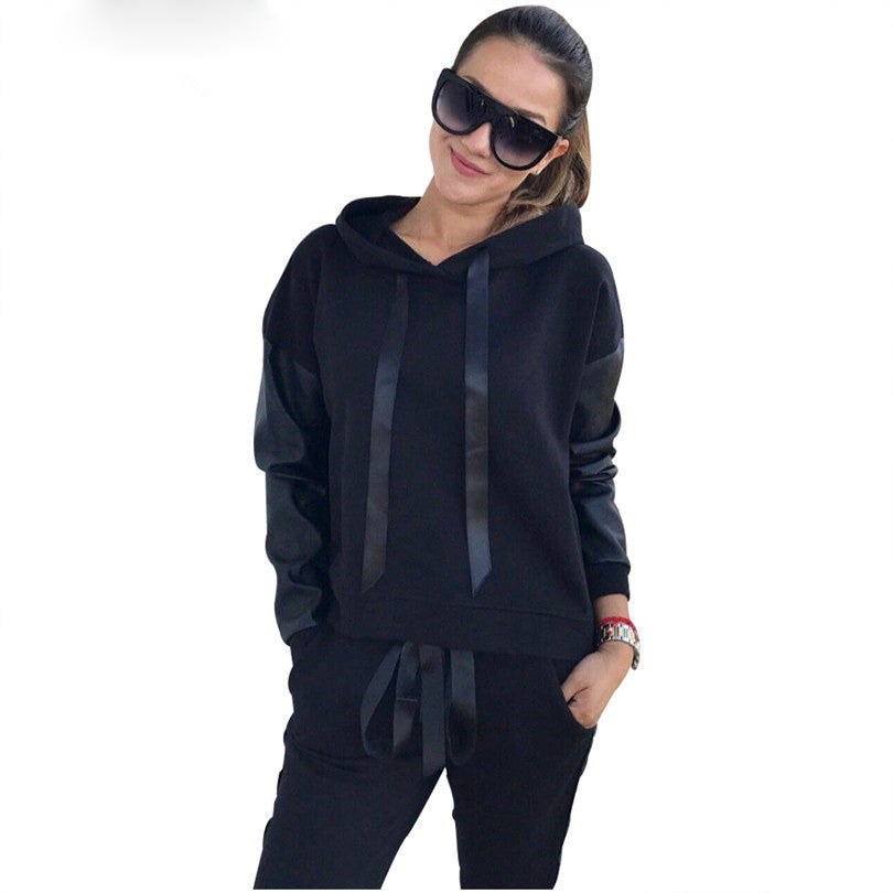 Tuta Street Edge PU Zip – Hooded Set Felpa + Jogger
