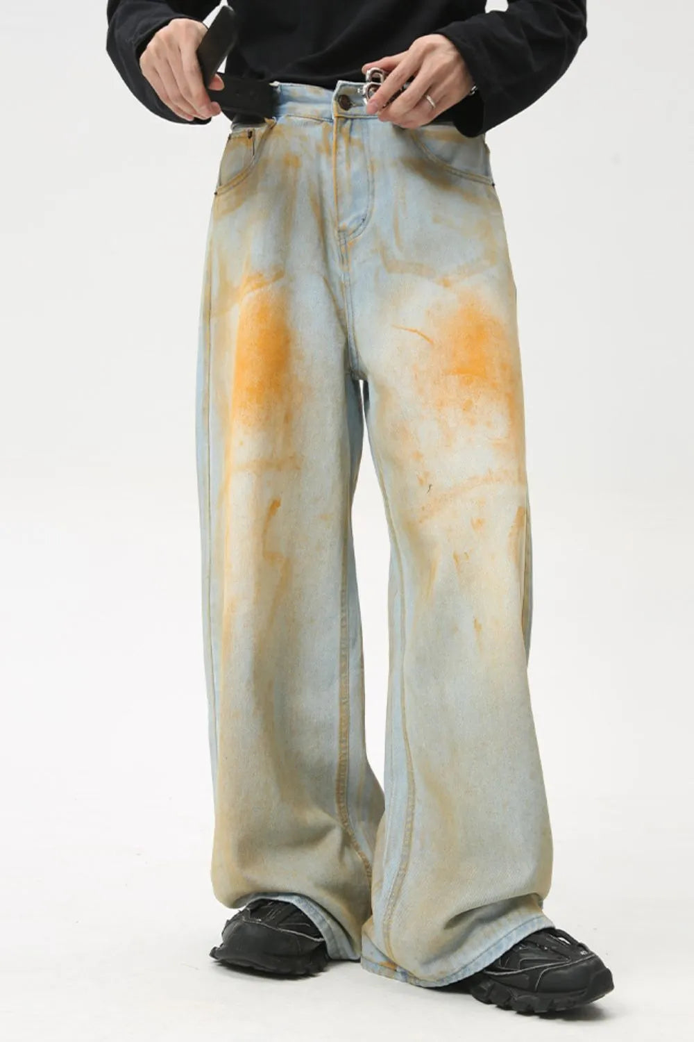 Jeans Waste Soil Gamba Larga