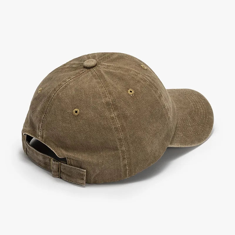 Cappellino da baseball rosa lavato in cotone con tesa curva