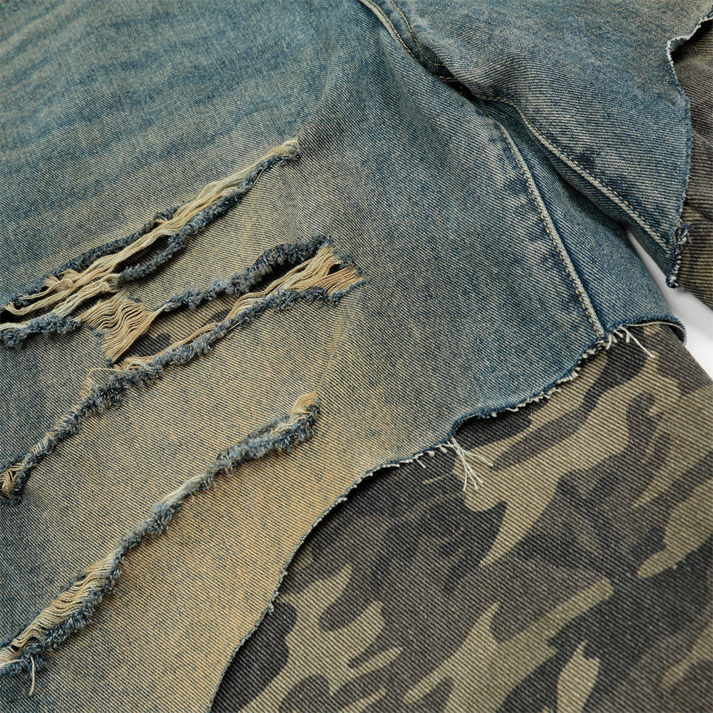 Bermuda Denim Post-Apocalittici Patchwork