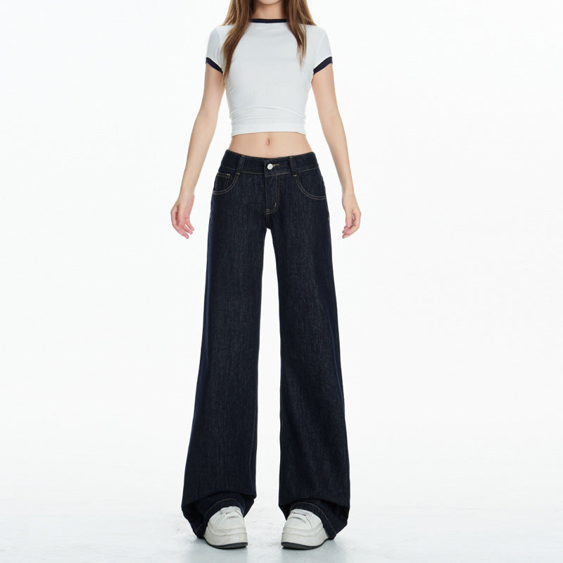 Jeans donna FlowDrape Straight Tromba