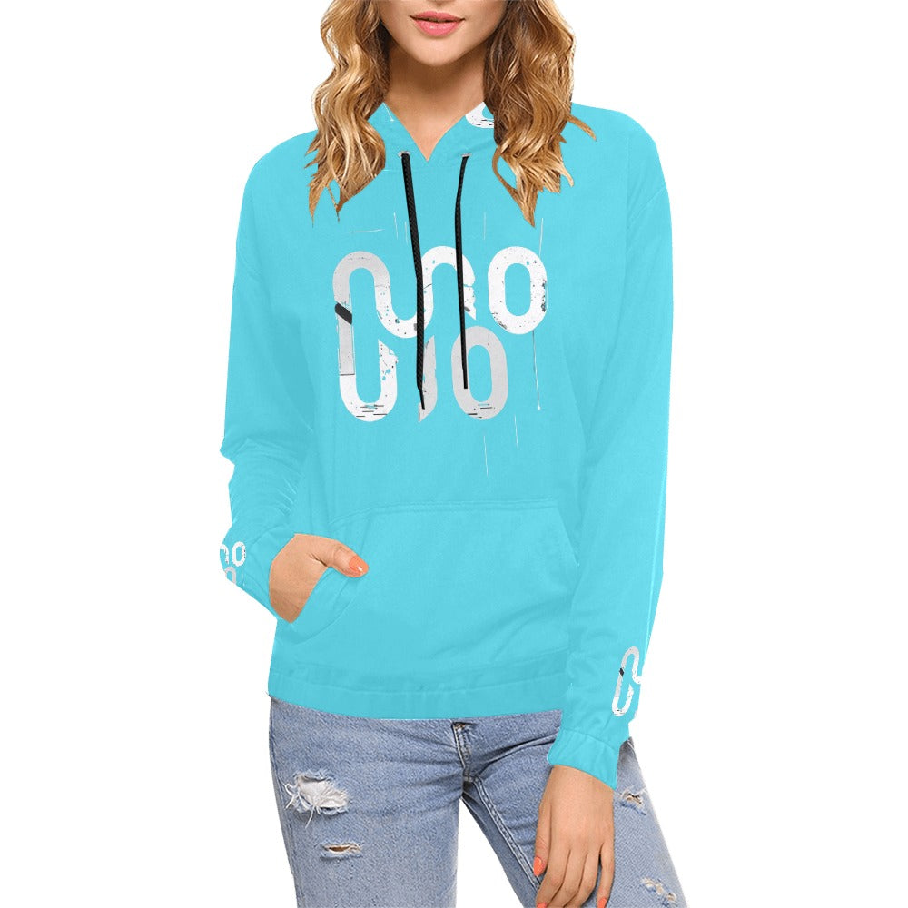 Felpa donna “Sport Pulse Hoodie” – Concrete Echoes