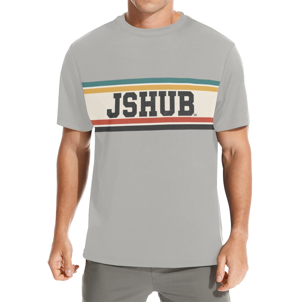 T-Shirt Uomo JSHUB Anni 50 – Collezione Sport Heritage All Over