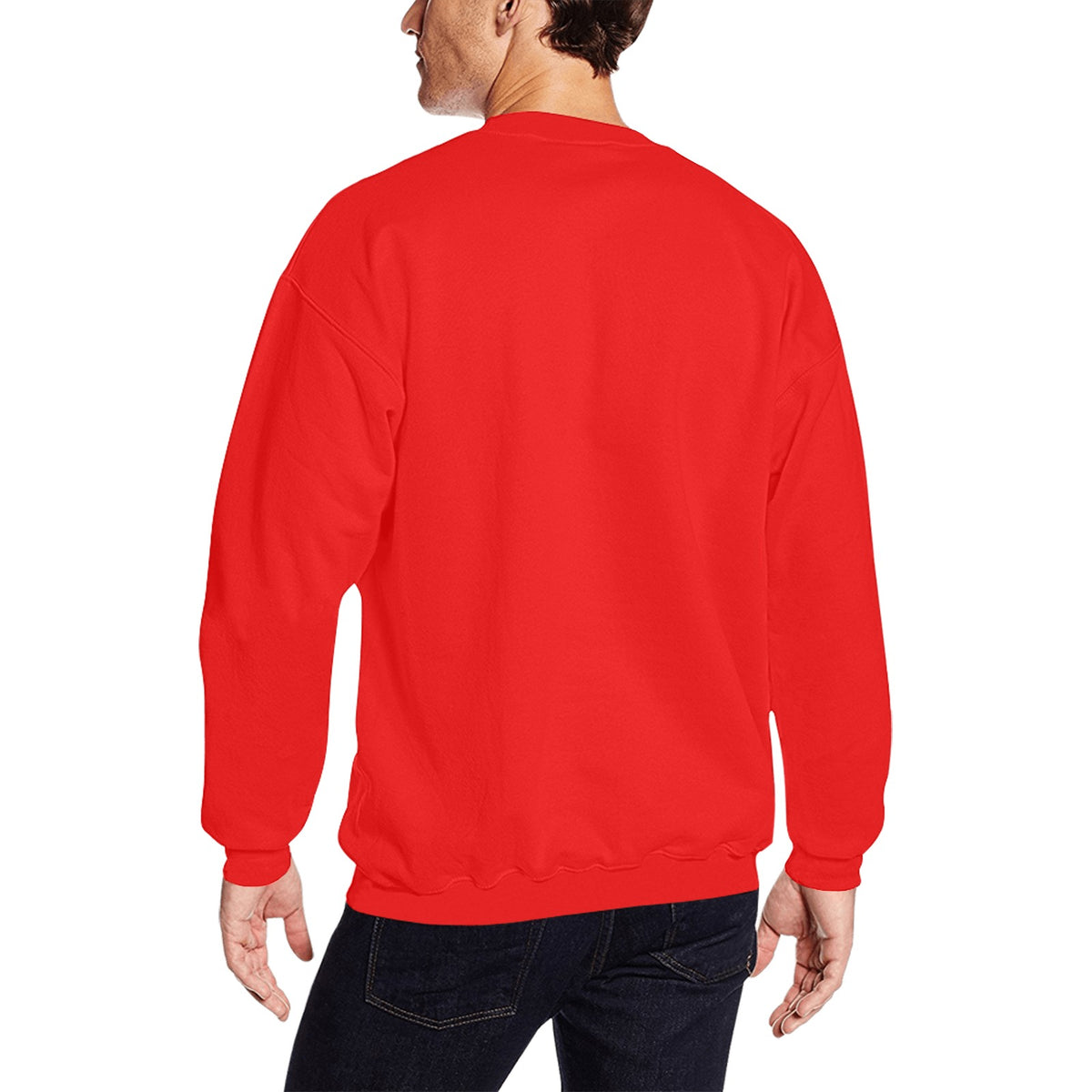 Felpa Uomo "JSPORTS Mono H18" – Girocollo Sfocata Monocolore