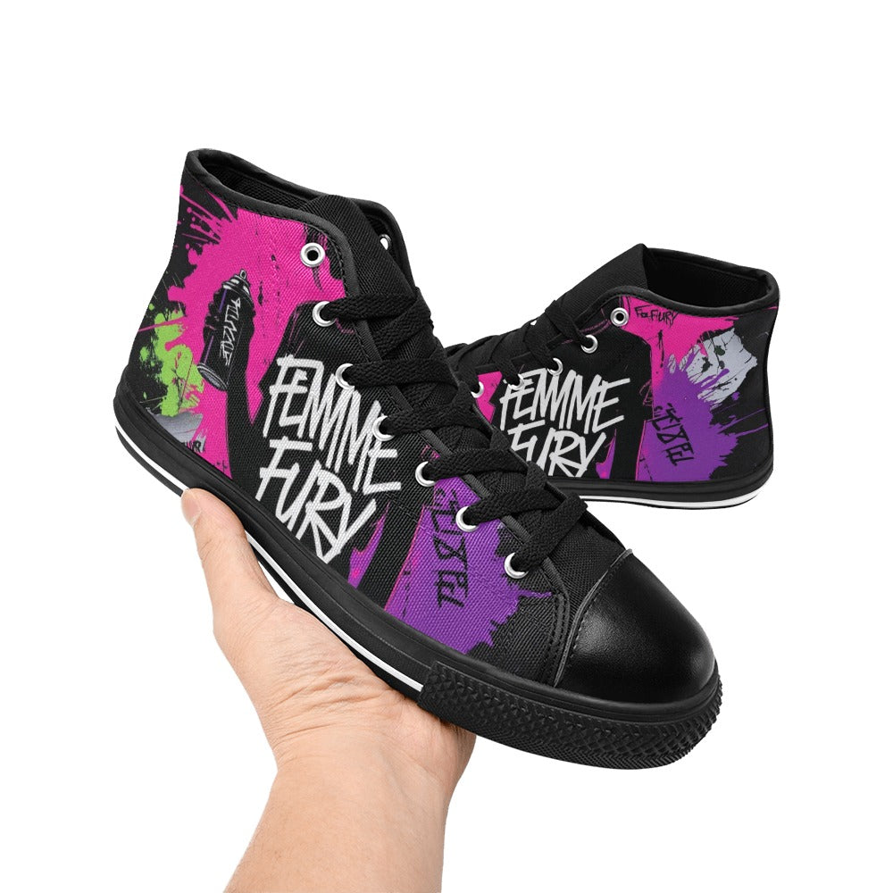 Scarpa alta uomo in tela Femme Fury – Aquila High Top