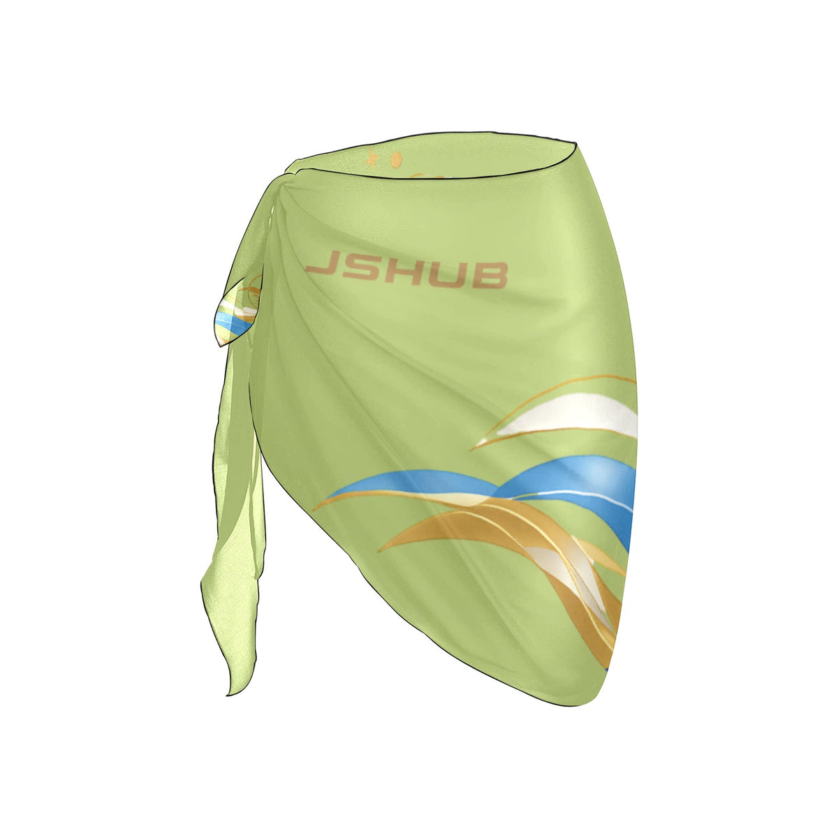 Fascia Pareo Mare Donna JSHUB in Chiffon Leggero | Copricostume Sarong da Spiaggia