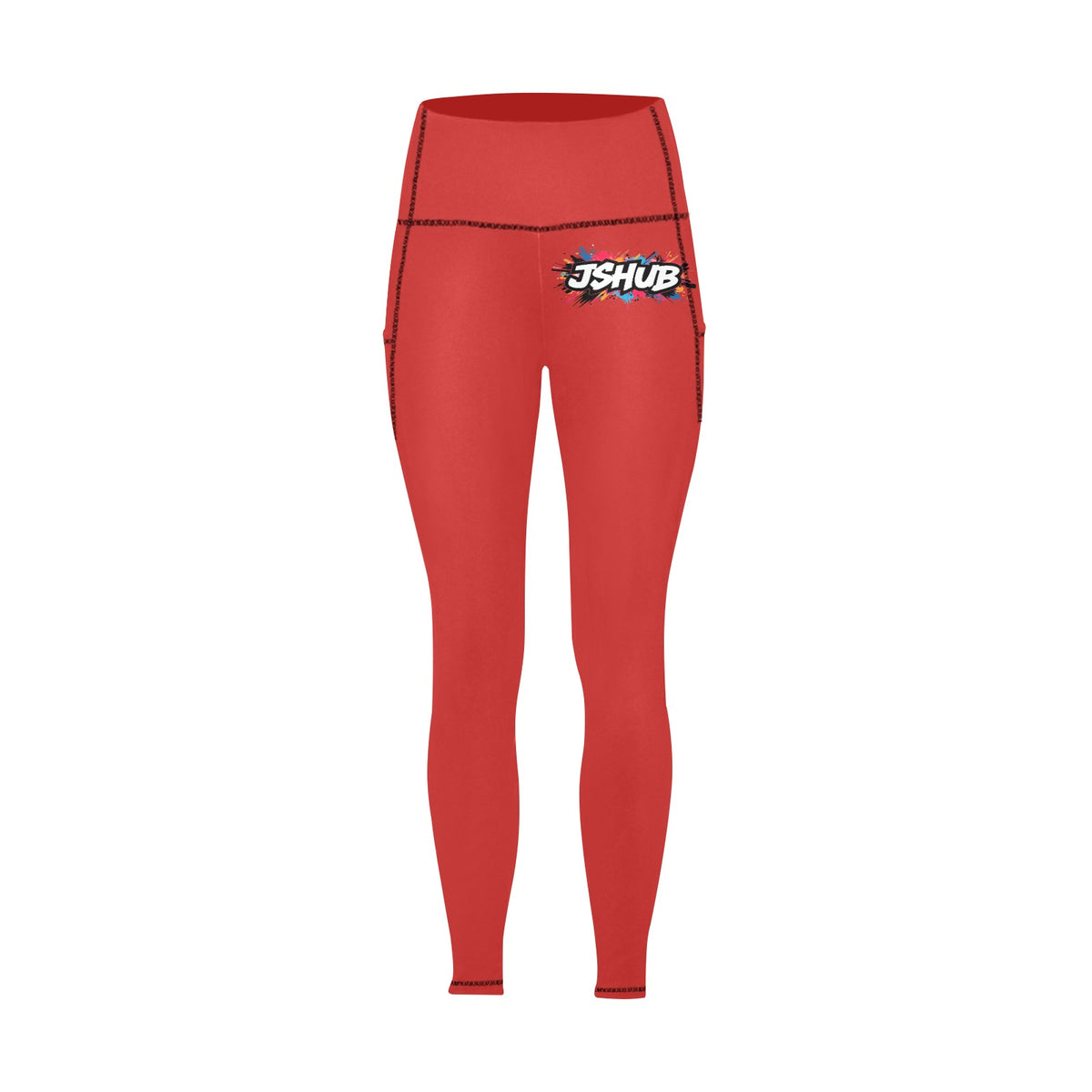 Leggings Donna JSHub All-Over con Tasche – Collezione Urban Streetwear 2025
