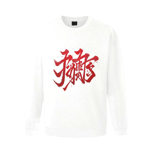 Felpa Uomo "JSPORTS Mono H18 White-Red"