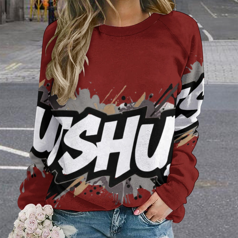 Felpa Donna JSHub Dark Edition – Graffiti Tono su Tono con Scritta Bianca