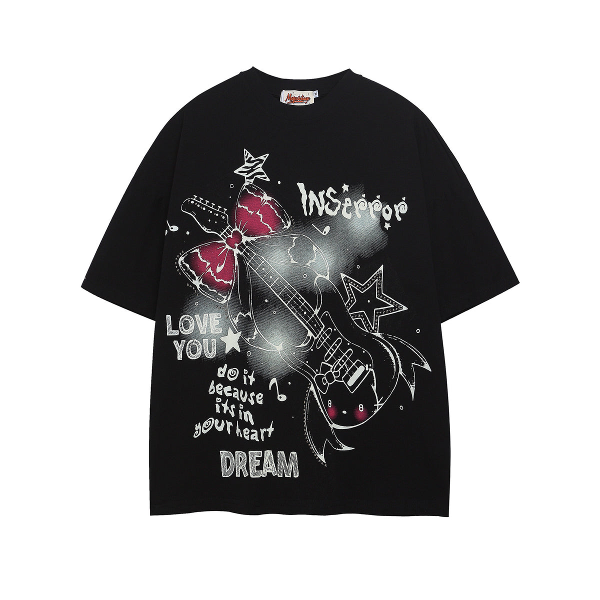 T-Shirt Guitar Vibes Loose Tee
