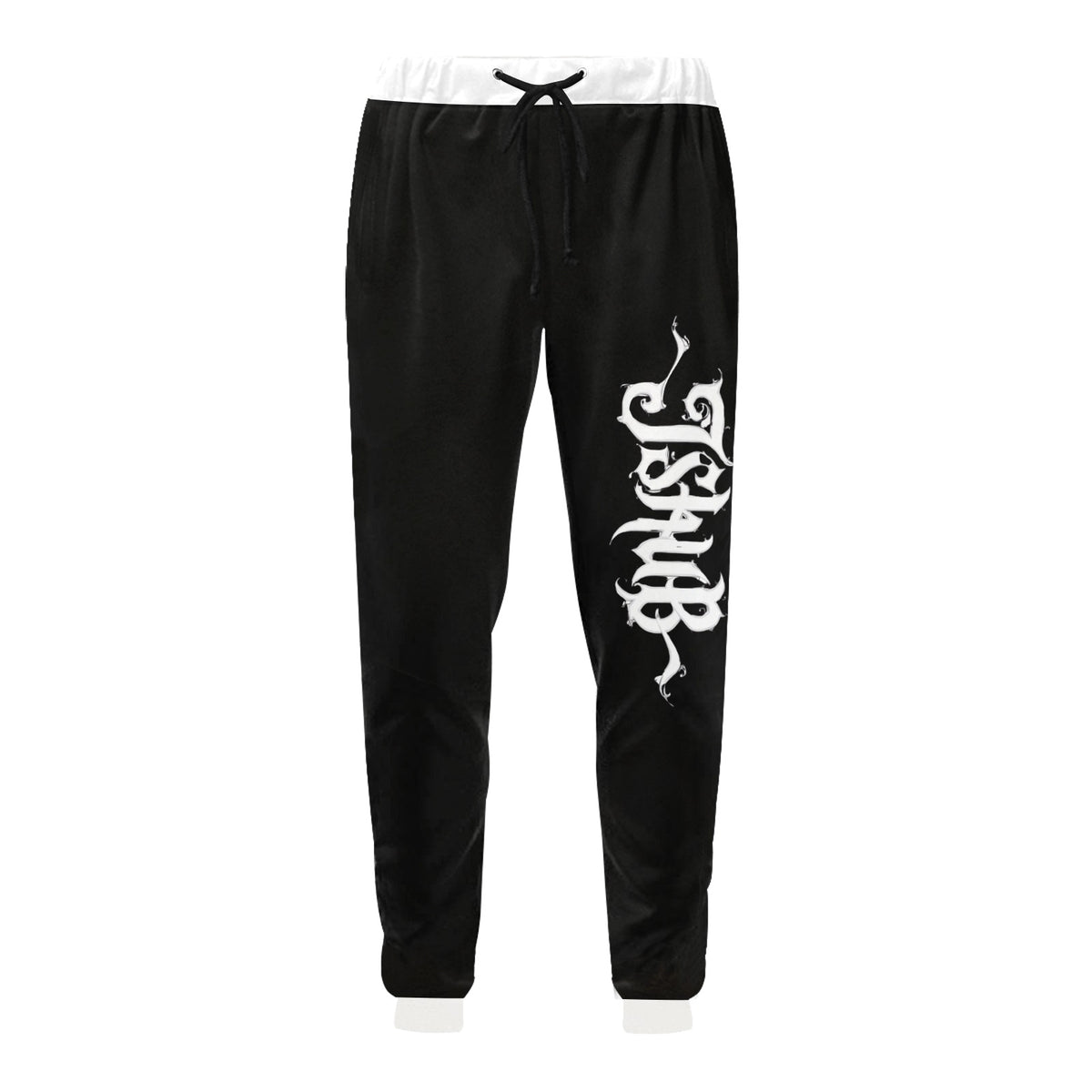 Pantaloni Uomo JSHUB Signature nero Loose Fit Stampa Logo