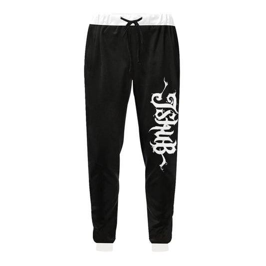 Pantaloni Uomo JSHUB Signature nero Loose Fit Stampa Logo