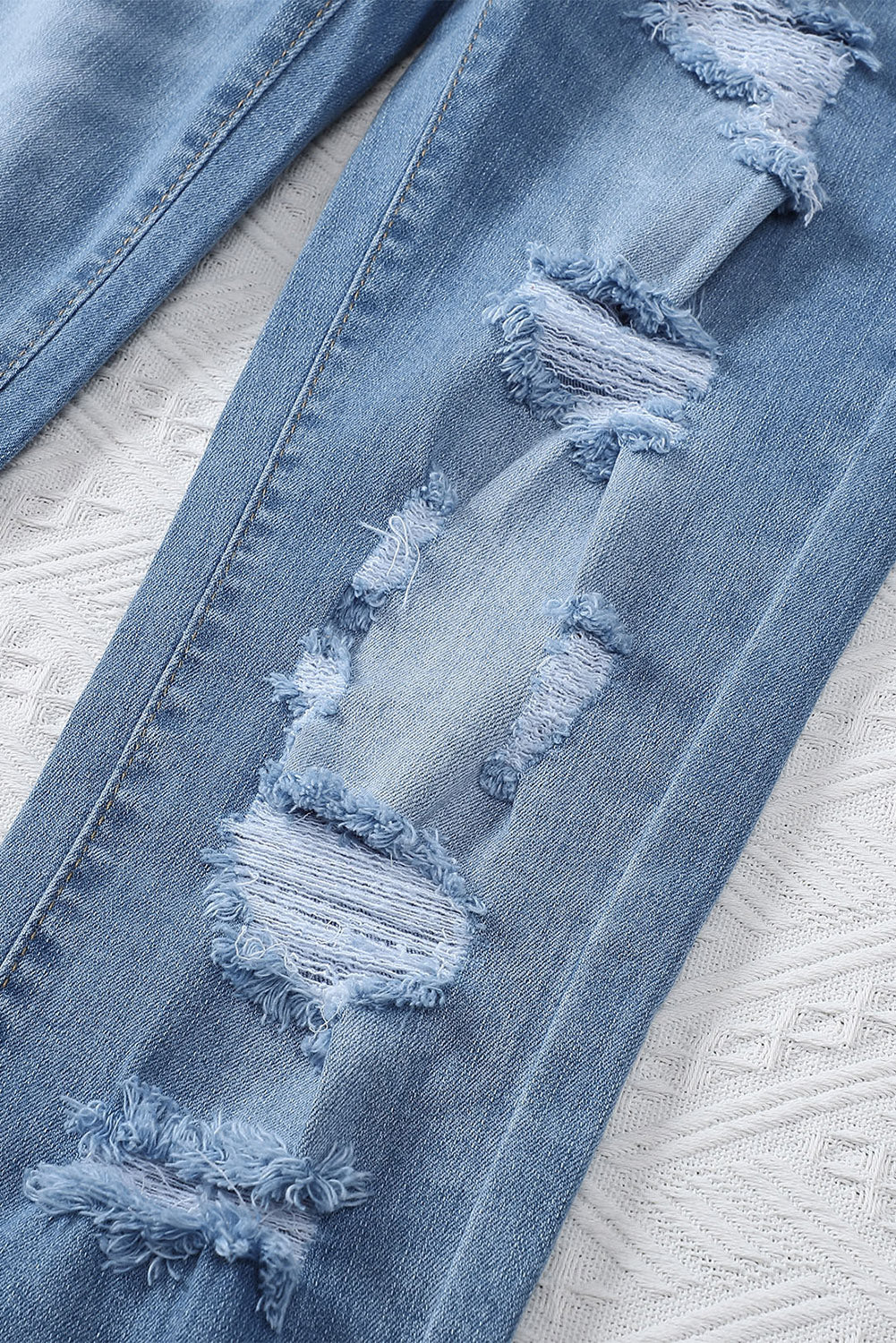 Jeans Boyfriend Distressed Nero