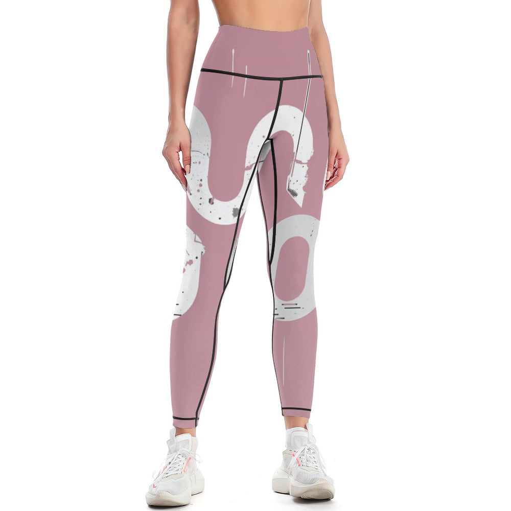 Pantaloni yoga donna “Concrete Flow Leggings” – Concrete Echoes
