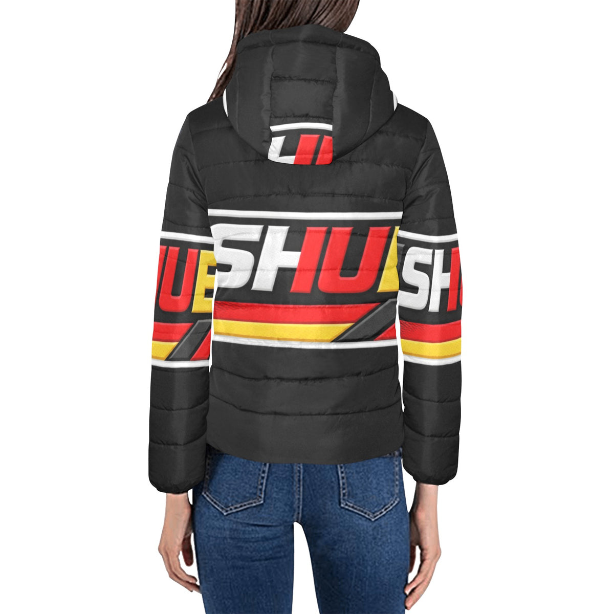 Piumino Germany Donna Nero JSHUB Winter Nation 2026 Streetwear
