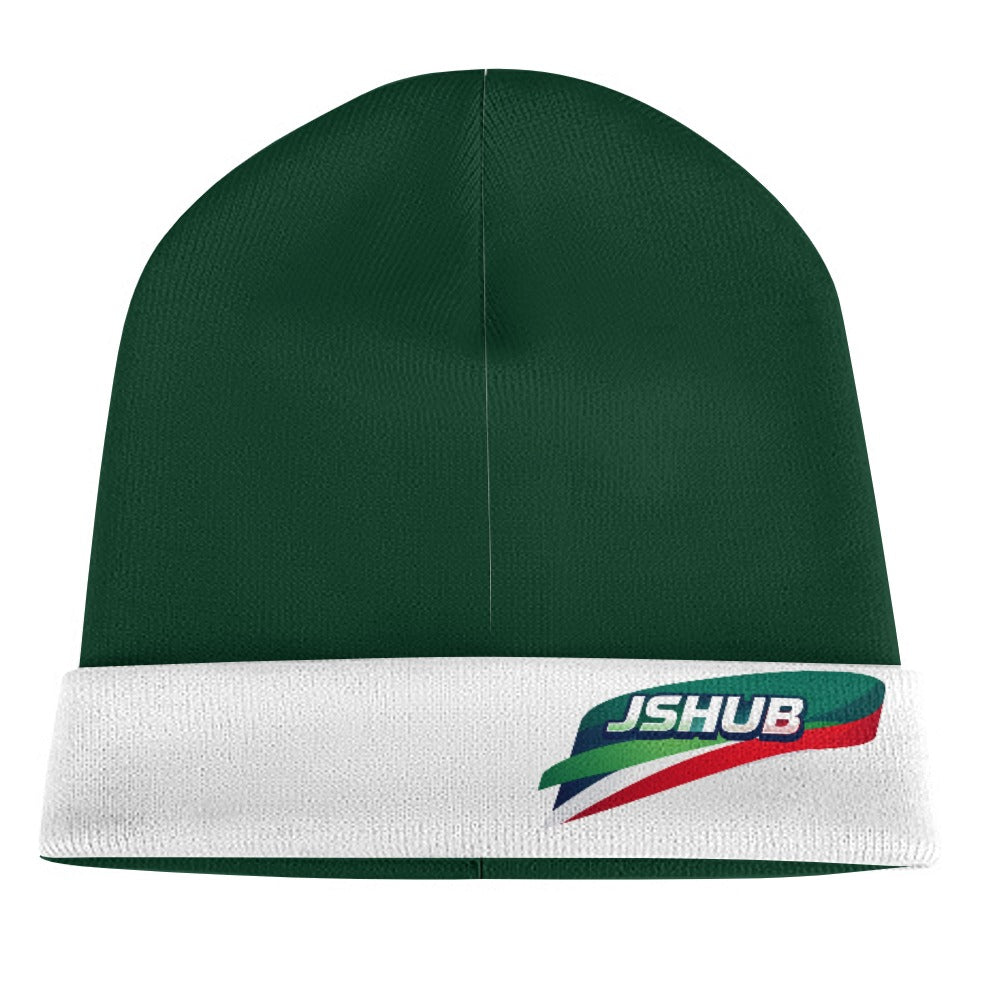 JSHUB Winter Nation Italy Edition – Zuccotto Donna Verde Scuro Logo Tricolore
